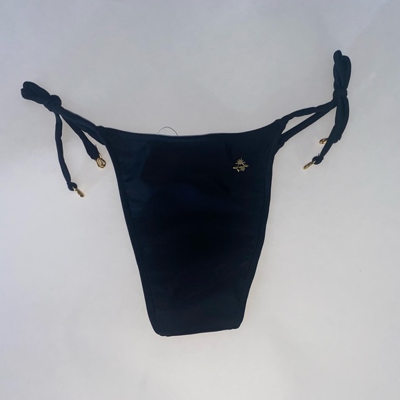 New Black with Gold Accent Bikini M - Picture 6 of 11